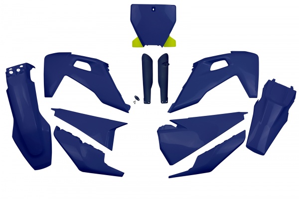 Full Plastic Kit blue for Husqvarna TC 250 - TC 125 - FC 250 - FC 350 - FC 450 - TX 125 - TX 250 - TX 300 Full Plastic Kit blue for Husqvarna TC 250 - TC 125 - FC 250 - FC 350 - FC 450 - TX 125 - TX 250 - TX 300